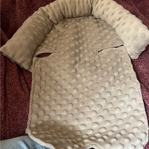 Cozy Tan Textured Throw Blanket